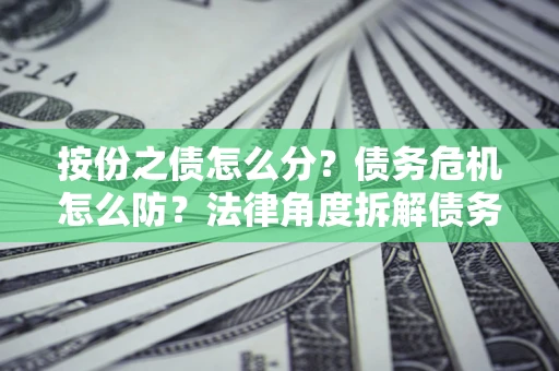 北京按份之债怎么分？债务危机怎么防？法律角度拆解债务分配与风险自保指南