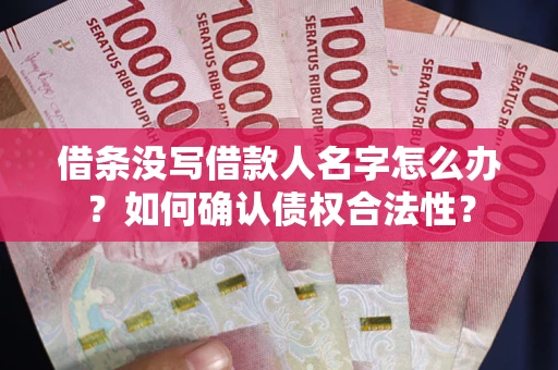 北京借条没写借款人名字怎么办？如何确认债权合法性？