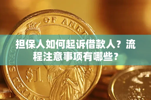 北京担保人如何起诉借款人？流程注意事项有哪些？