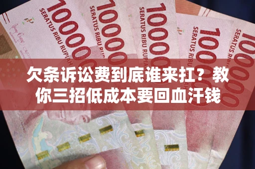 北京欠条诉讼费到底谁来扛？教你三招低成本要回血汗钱